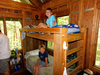 Interior of camper cabin